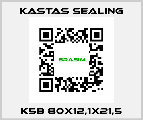 K58 80X12,1X21,5 Kastas Sealing