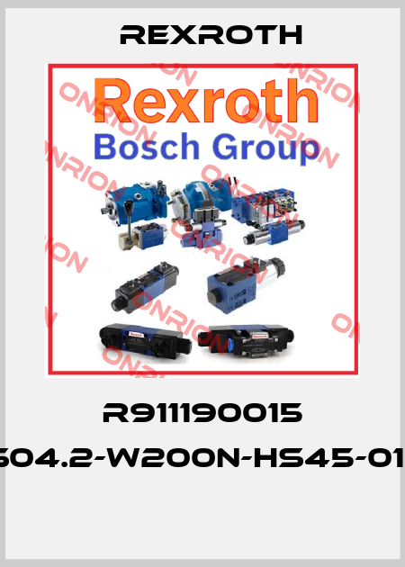 R911190015 HDS04.2-W200N-HS45-01-FW  Rexroth