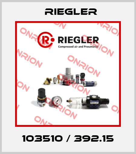 103510 / 392.15 Riegler
