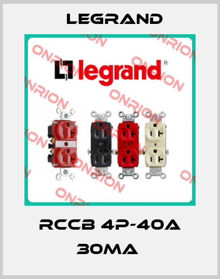 RCCB 4P-40A 30MA  Legrand