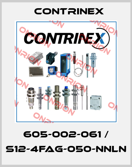 605-002-061 / S12-4FAG-050-NNLN Contrinex