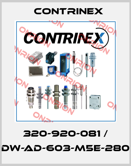 320-920-081 / DW-AD-603-M5E-280 Contrinex