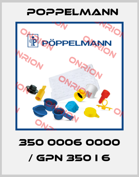 350 0006 0000 / GPN 350 I 6 Poppelmann