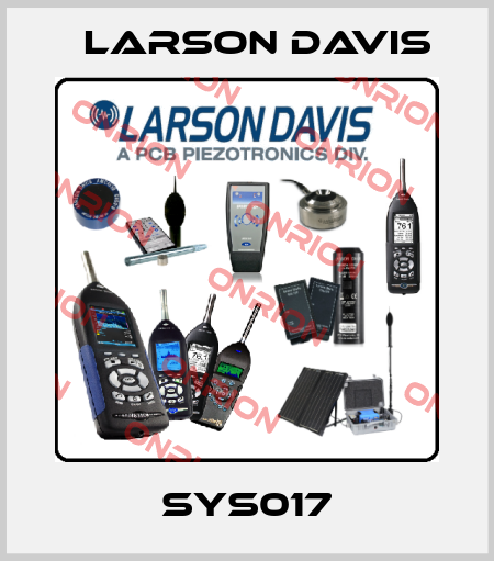 SYS017 Larson Davis