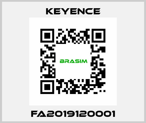 FA2019120001 Keyence