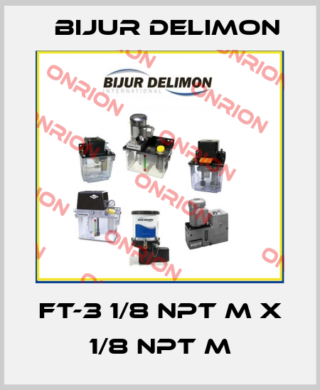 FT-3 1/8 NPT M X 1/8 NPT M Bijur Delimon