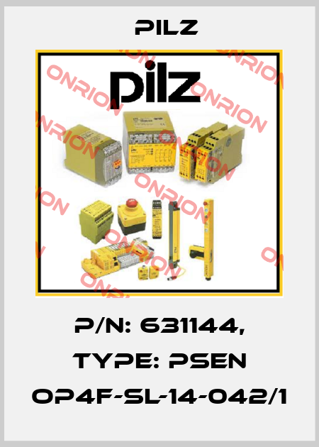 p/n: 631144, Type: PSEN op4F-SL-14-042/1 Pilz