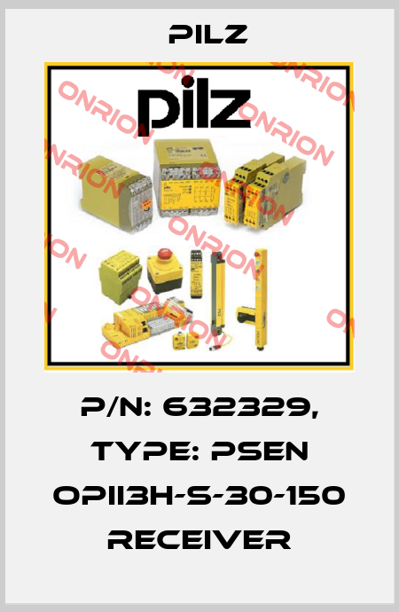 p/n: 632329, Type: PSEN opII3H-s-30-150 receiver Pilz