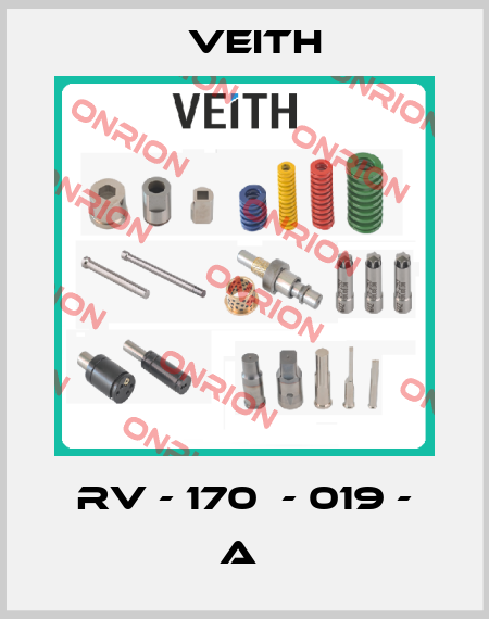 RV - 170  - 019 - A  Veith