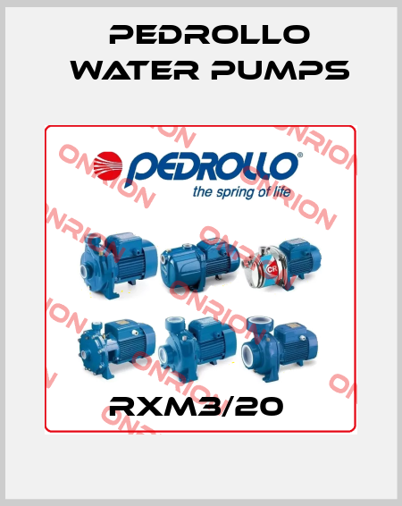 RXM3/20  Pedrollo Water Pumps