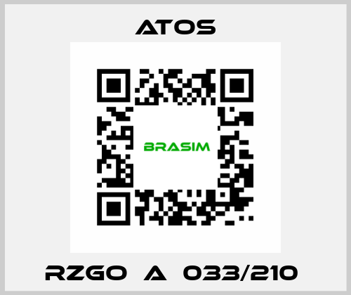 RZGO‐A‐033/210  Atos