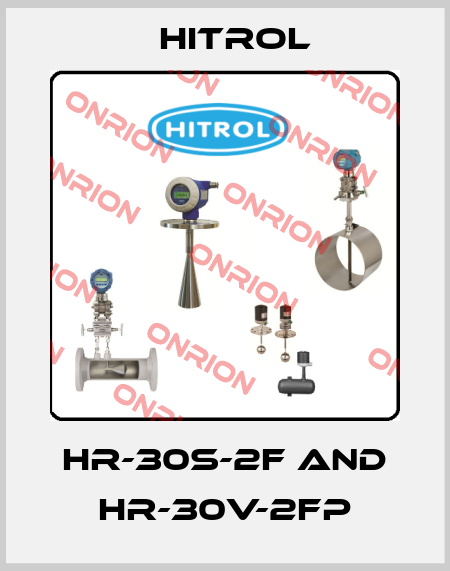 HR-30S-2F AND HR-30V-2FP Hitrol