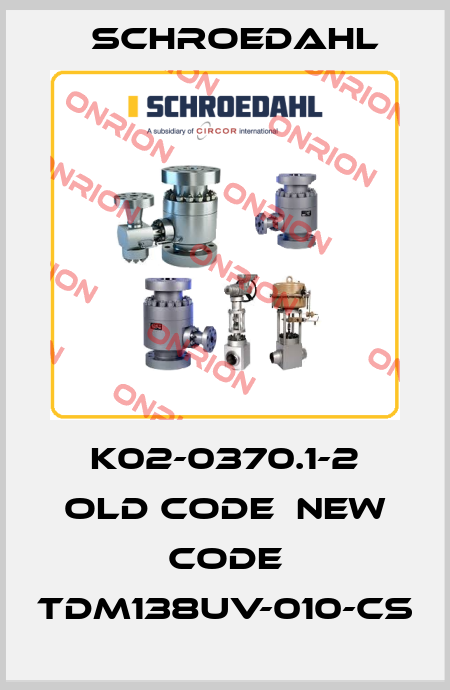 k02-0370.1-2 old code  new code TDM138UV-010-CS Schroedahl