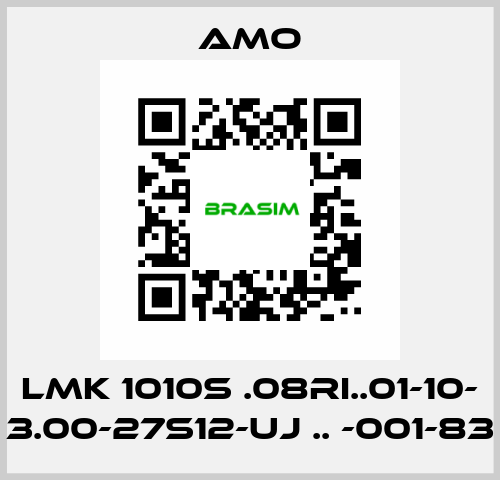 LMK 1010S .08RI..01-10- 3.00-27S12-UJ .. -001-83 Amo