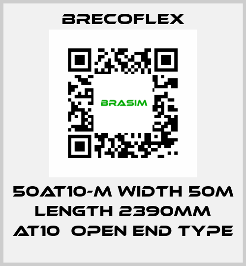 50AT10-M Width 50m Length 2390mm AT10　Open end type Brecoflex