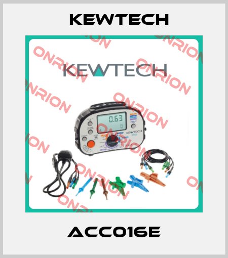 ACC016E Kewtech