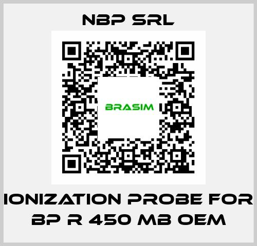 Ionization probe for BP R 450 MB OEM NBP srl