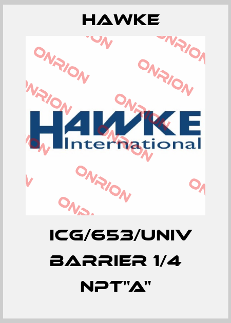 	ICG/653/UNIV Barrier 1/4 NPT"A" Hawke