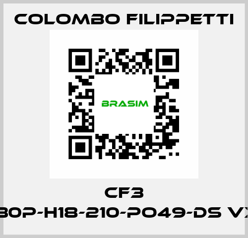  CF3 130P-H18-210-PO49-DS VX Colombo Filippetti