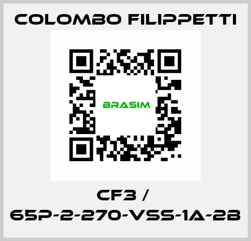 CF3 /  65P-2-270-VSS-1A-2B Colombo Filippetti