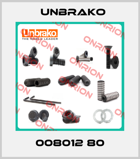 008012 80 Unbrako