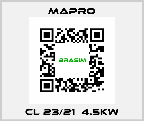 CL 23/21  4.5KW Mapro