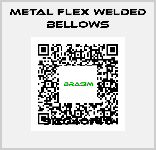 9A040#40 Metal Flex Welded Bellows
