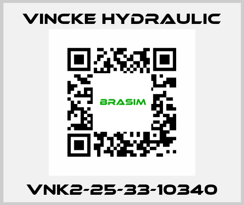 VNK2-25-33-10340 VINCKE HYDRAULIC