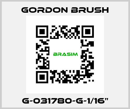 G-031780-G-1/16" Gordon Brush