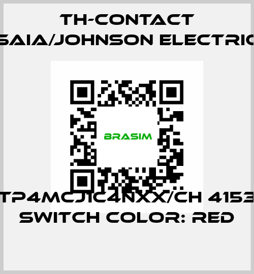 TP4MCJ1C4NXX/CH 4153 Switch color: Red TH-Contact (Saia/Johnson Electric)