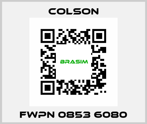 FWPN 0853 6080 Colson