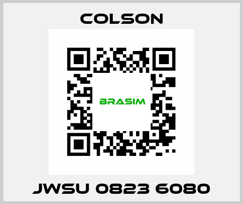 JWSU 0823 6080 Colson