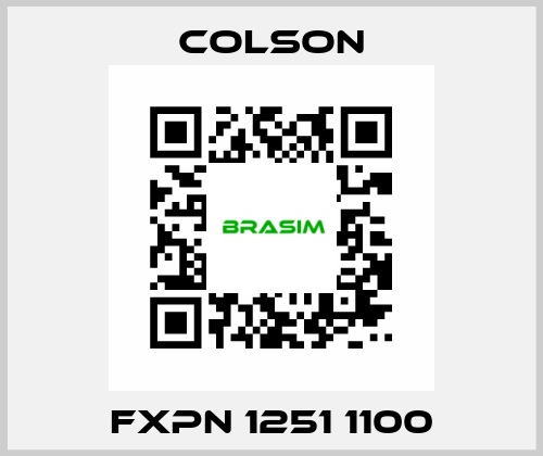 FXPN 1251 1100 Colson