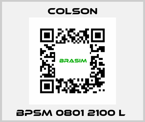 BPSM 0801 2100 L  Colson