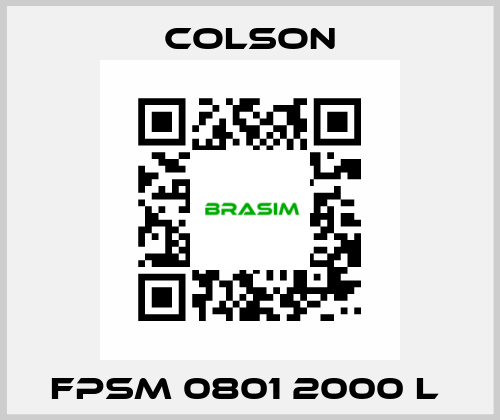 FPSM 0801 2000 L  Colson