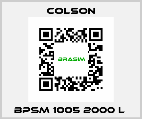 BPSM 1005 2000 L  Colson