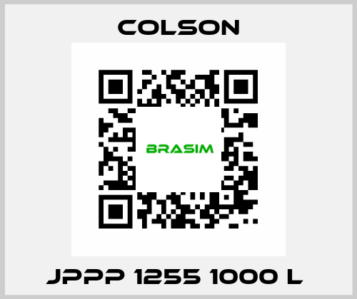 JPPP 1255 1000 L  Colson