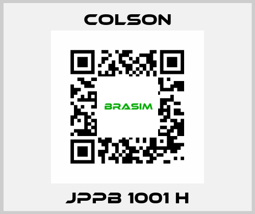 JPPB 1001 H Colson