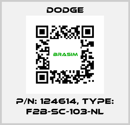 p/n: 124614, Type: F2B-SC-103-NL Dodge