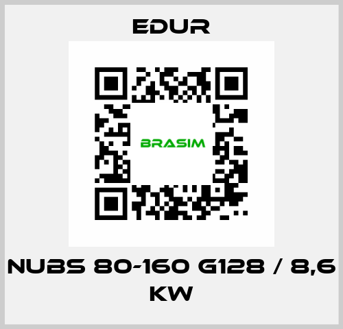 NUBS 80-160 G128 / 8,6 kW Edur