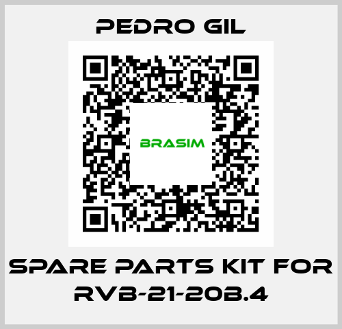 Spare Parts Kit for RVB-21-20B.4 PEDRO GIL