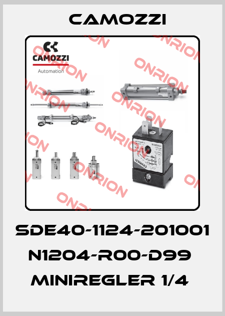 SDE40-1124-201001  N1204-R00-D99  MINIREGLER 1/4  Camozzi