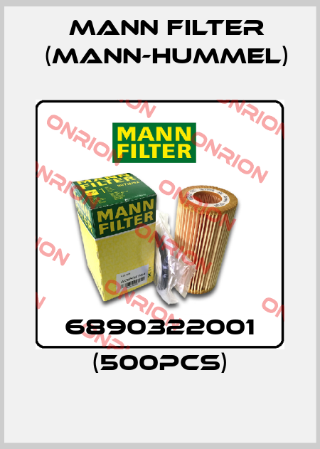 6890322001 (500pcs) Mann Filter (Mann-Hummel)