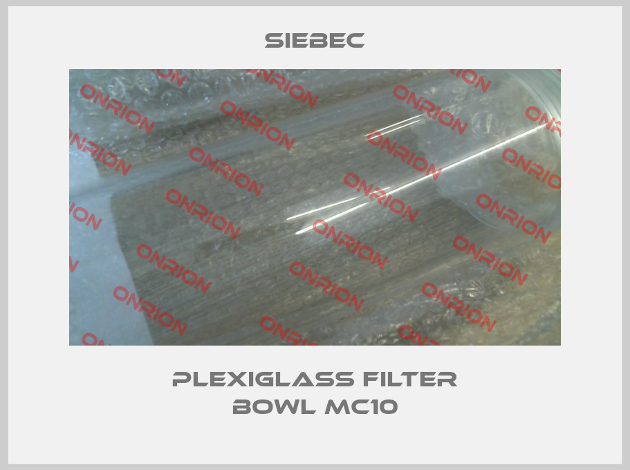Plexiglass filter bowl MC10-big