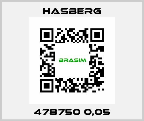 478750 0,05 Hasberg