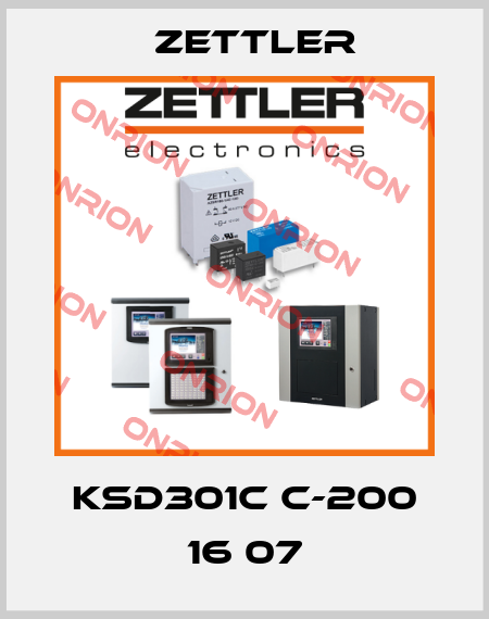 KSD301C C-200 16 07 Zettler
