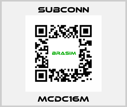 MCDC16M SubConn