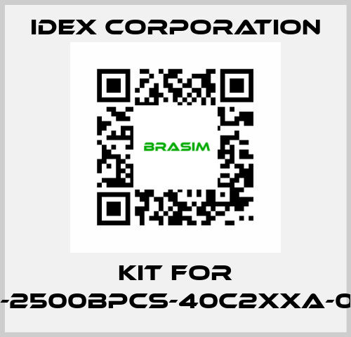 Kit for VFP-2500BPCS-40c2xxa-0092 IDEX Corporation