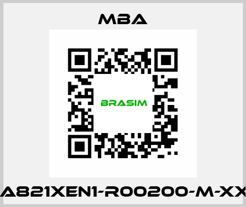 MBA821XEN1-R00200-M-XXXX MBA