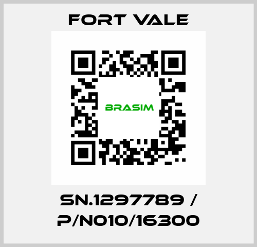 SN.1297789 / P/N010/16300 Fort Vale